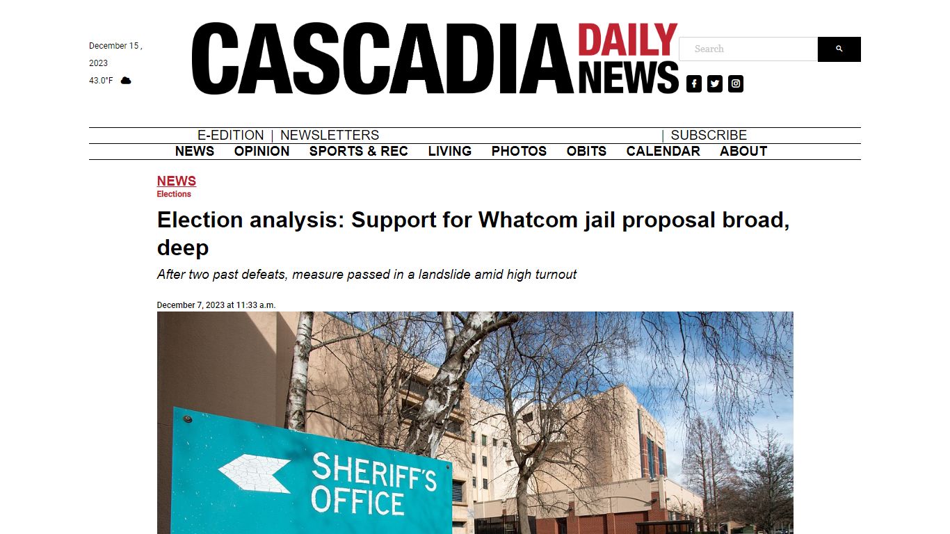 Election analysis: Support for Whatcom jail proposal broad, deep